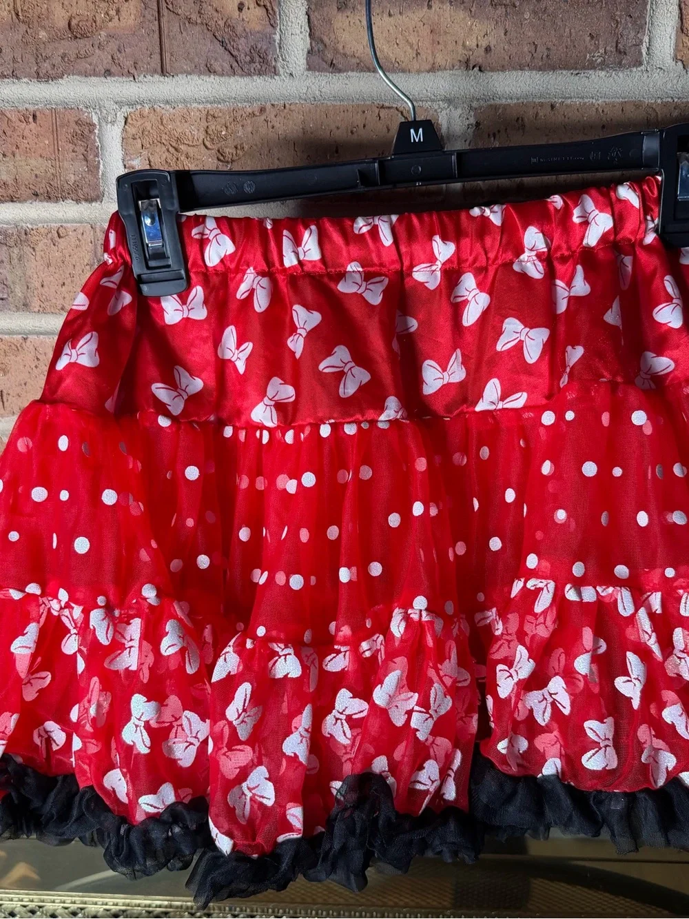 GIRLS SZ LARGE 14 DISNEY PARKS ADORABLE MINNIE MOUSE TRIPLE LAYER TULLE SKIRT - Picture 5 of 5
